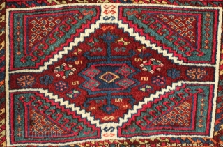 Kurdish Rug, Adiyaman area, 3rd/4th quarter of the 19th century. Wonderful soft, plush wool and fine weave. Great colors and good size. A bit of repair work done on the ends. Excellent  ...