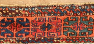 Kurdish Rug, Adiyaman area, 3rd/4th quarter of the 19th century. Wonderful soft, plush wool and fine weave. Great colors and good size. A bit of repair work done on the ends. Excellent  ...