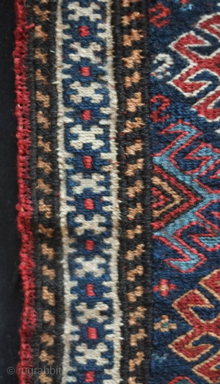 Bijar Area Shahsavan Soumak Bag Face, 4th Quarter of the 19th century. Excellent colors and a nice tight weave. In pristine condition. The weaver used at least six different colors not including  ...