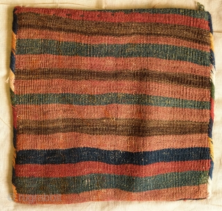 Kordi bag, 1900 or so. Natural dyes. Beautiful, rich back.  The yellow areas on the front is a little faded on the face but brighter in the inside.  Same for  ...