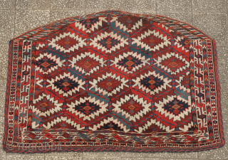 Yomut Asmalyk, 19th century. It has all good colors, crisp drawing, good pile and is in overall good condition.  It has a lively feel to it.  A fine example of  ...