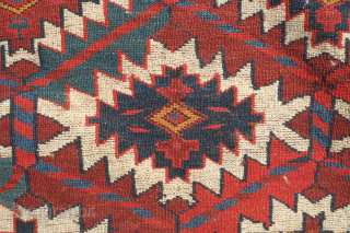 Yomut Asmalyk, 19th century. It has all good colors, crisp drawing, good pile and is in overall good condition.  It has a lively feel to it.  A fine example of  ...