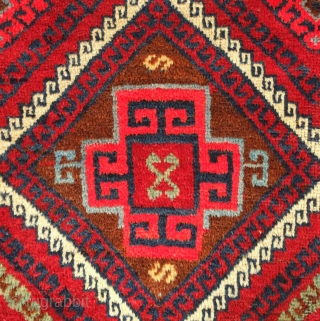 Arapgir runner, 19th century.  Lush wool and good pile.  Good colors.  Nicely drawn kochanaks in the diamonds.  96 x 273 cm.  Contact danauger@tribalgardenrugs.com     