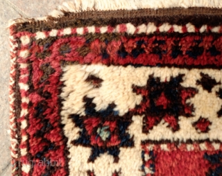 Shavak Kurdish Rug, 4th Quarter of 19th Century. All good natural dyes.  A real tribal rug in beautiful soft wool with good pile.  Uniform weave characteristic of Shavak weaving.   ...