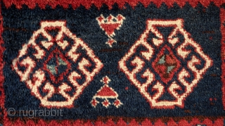 Shavak Kurdish Rug, 4th Quarter of 19th Century. All good natural dyes.  A real tribal rug in beautiful soft wool with good pile.  Uniform weave characteristic of Shavak weaving.   ...