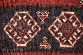 Shavak Kurdish Rug, 4th Quarter of 19th Century. All good natural dyes.  A real tribal rug in beautiful soft wool with good pile.  Uniform weave characteristic of Shavak weaving.   ...