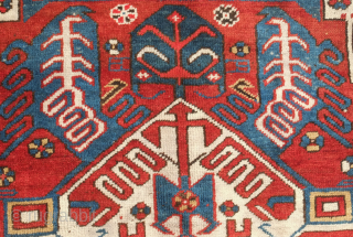 Kasim Ushak rug, 19th century. Fabulous design articulation. Good age and condition. All good colors. 167 x 257 cm              