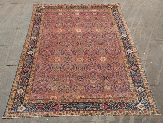 Agra Carpet, 3rd Quarter of the 19th Century. Extremely fine, soft wool and fine knotting.  Soft wonderful natural colors.  Good pile. The wool is pashmina as in the tradition of  ...