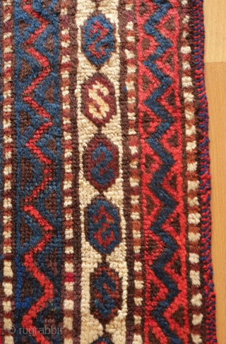 Savak Kurdish Rug, Late 19th Century.  Great size for these usually longer rugs.  Wonderful soft wool and good even weave typical of Savak (Shavak) rugs. In excellent condition.  101  ...