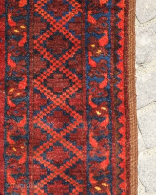 Ersari main rug, 1900 or so.  Excellent pile and soft as lamb's wool.  Note the green in the inner border.  One small repair in the 12th image.  215  ...