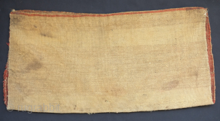 Yomut Turkmen torba, 19th century probably towards the middle.  Archaic drawing and very soft wool.  Some moth nibbles in a couple of areas but otherwise in good condition. 59 x  ...