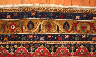 Taspinar Rug, Early 20th Century. Fantastic Heriz-like composition with highly detailed motifs.  Excellent saturated colors and soft wool like lamb's wool. A few parts of the selvedges have been redone and  ...