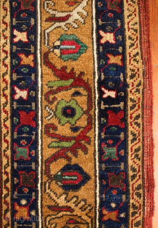 Taspinar Rug, Early 20th Century. Fantastic Heriz-like composition with highly detailed motifs.  Excellent saturated colors and soft wool like lamb's wool. A few parts of the selvedges have been redone and  ...