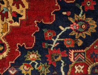 Taspinar Rug, Early 20th Century. Fantastic Heriz-like composition with highly detailed motifs.  Excellent saturated colors and soft wool like lamb's wool. A few parts of the selvedges have been redone and  ...