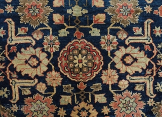 Kuba rug, 19th century. Fine, velvet-like feel.  Mellow tones.  Wonderfully drawn Afshan design scheme.  128 x 193 cm            
