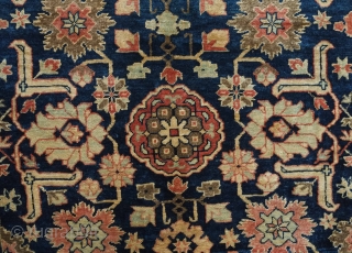 Kuba rug, 19th century. Fine, velvet-like feel.  Mellow tones.  Wonderfully drawn Afshan design scheme.  128 x 193 cm            