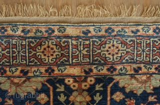Kuba rug, 19th century. Fine, velvet-like feel.  Mellow tones.  Wonderfully drawn Afshan design scheme.  128 x 193 cm            