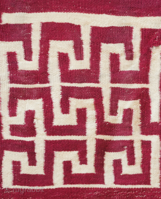 Tunisian Gafsa Berber kilim/blanket, early 20th century. Excellent colors which appear to be all natural.  Wonderful camel and human figures as well as evocative geometric forms.  The weaving is very  ...
