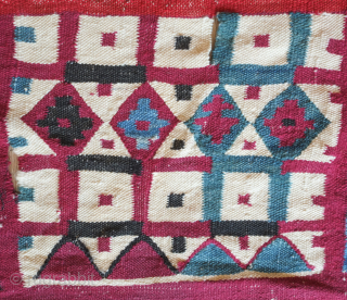 Tunisian Gafsa Berber kilim/blanket, early 20th century. Excellent colors which appear to be all natural.  Wonderful camel and human figures as well as evocative geometric forms.  The weaving is very  ...