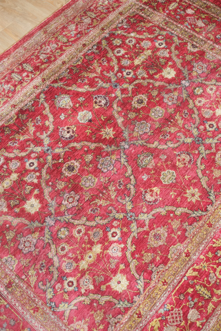 Feshane, Istanbul silk rug, probably first half of the 19th century.  This silk rug in a Mughal style in its drawing was probably made during the Feshane workshop's first iteration during  ...
