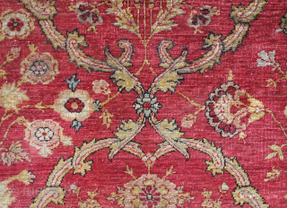 Feshane, Istanbul silk rug, probably first half of the 19th century.  This silk rug in a Mughal style in its drawing was probably made during the Feshane workshop's first iteration during  ...