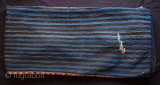 Caucasian Mafrash. Possibly Karabagh. Fourth quarter of the 19th Century. Wonderful deeply saturated natural colors.  This one has a touch of chemical dye in one of the central hooked medallions.   ...