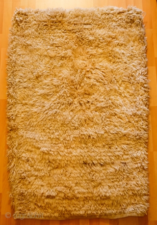 Shepherd's Aba or Cloak, 1950s or so.  The wool is thick and full.  This is a wonderful ethnographic cloak woven in one piece but with the wefts crossing back at  ...