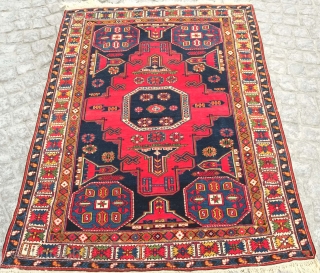 Konagend rug, 1900 or so.  This rug has wonderful sharp colors and appears to have come straight out of a dowry chest.  The weave is fine and condition is excellent.  ...