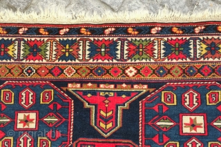 Konagend rug, 1900 or so.  This rug has wonderful sharp colors and appears to have come straight out of a dowry chest.  The weave is fine and condition is excellent.  ...