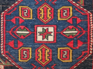 Konagend rug, 1900 or so.  This rug has wonderful sharp colors and appears to have come straight out of a dowry chest.  The weave is fine and condition is excellent.  ...