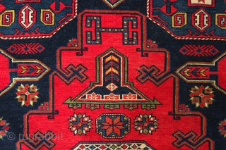 Konagend rug, 1900 or so.  This rug has wonderful sharp colors and appears to have come straight out of a dowry chest.  The weave is fine and condition is excellent.  ...