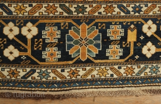 Chichi rug, 1890-1900 or so.  Wonderful muted tones from the faded fuchsin in parts.  The border is elegantly articulated.  It has a thin line of repair and a small  ...