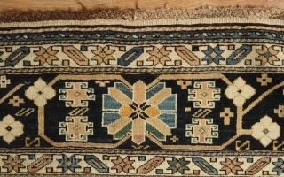 Chichi rug, 1890-1900 or so.  Wonderful muted tones from the faded fuchsin in parts.  The border is elegantly articulated.  It has a thin line of repair and a small  ...