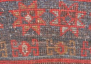 Arapgir Kurdish rug, mid-19th century or so.  Camel wool ground.  Excellent age. Simple border.  The lobbed medallions are each unique from one another.  117 x 190 cm  