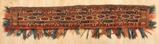 Yomut Jollar hanging, 19th century. All good colors in a silky sheen and excellent condition.  153 x 27 cm             