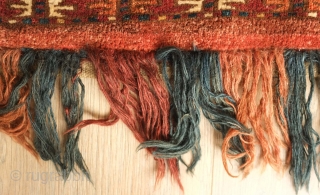 Yomut Jollar hanging, 19th century. All good colors in a silky sheen and excellent condition.  153 x 27 cm             