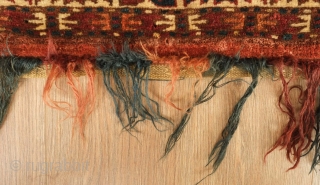 Yomut Jollar hanging, 19th century. All good colors in a silky sheen and excellent condition.  153 x 27 cm             