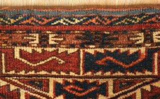 Yomut Jollar hanging, 19th century. All good colors in a silky sheen and excellent condition.  153 x 27 cm             