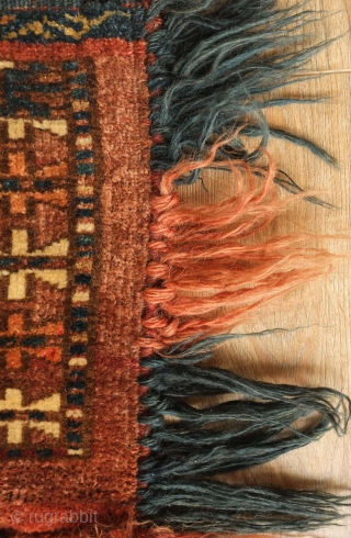 Yomut Jollar hanging, 19th century. All good colors in a silky sheen and excellent condition.  153 x 27 cm             
