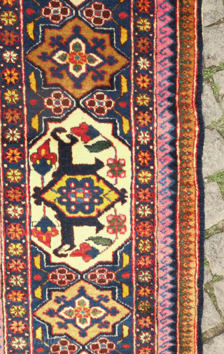 Shirvan cloud band carpet, early 20th century. This beauty is a real gem. The cloud band is finely drawn preserving the detailed style of early cloud band rugs. The colors and wool  ...