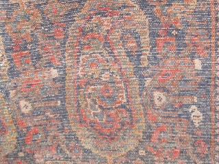 Antique Persian Malayer, circa 1900-1910, fresh from a Charlotte estate. 4'2" by 6'4".
                    