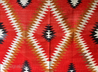 Antique Navajo transitional weaving, circa 1890-1900.  Please ask questions.                       