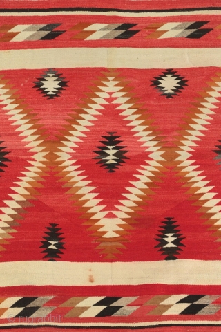 Antique Navajo transitional weaving, circa 1890-1900.  Please ask questions.                       