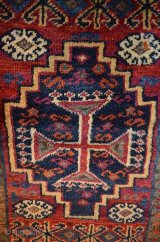 Antique 19th Century East Anatolian yastik, all dyes appear natural, original sides, ends slightly reduced, mostly full pile, great array of colors.  Please ask for additional photos.     