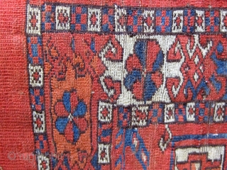 Antique 6-gul Tekke torba, 3rd quarter of the 19th Century, all natural dyes.  19" by 46".  Priced to sell quickly.           