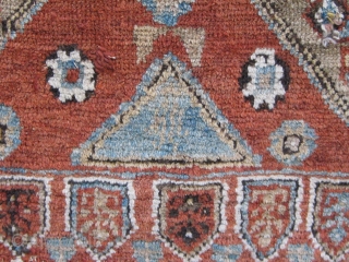 Antique Western Anatolian Dazkiri area yastik, all dyes natural, cotton warp and weft, some obvious condition issues.  Please ask for additional photos if needed.        