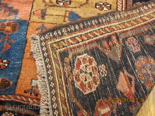 Beautiful early Bakhtiari rug with glorious colors and fine weave. around 5.4'x4'                     