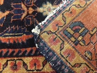 Antique Lilihan rug. Extremely fine weave with silky wool. Browns heavily corroded. This grade is sometimes ascribed to Armenian weavers who lived in the region in good old days before the esteemed  ...