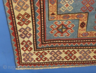 Classic Antique Kazak Karachopf, 

c.1880-1900,

90" X 52"

Very good used condition,

Pile is low but even through out,

Ends and edges in good condition,

No holes, moth damage, stains or odors...

An almost identical example can be  ...