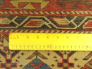 Caucasian, Marasali Prayer Rug, c.1875-1910, 70" X 38", Washed, Shows some wear...
SOLD THANKS                    